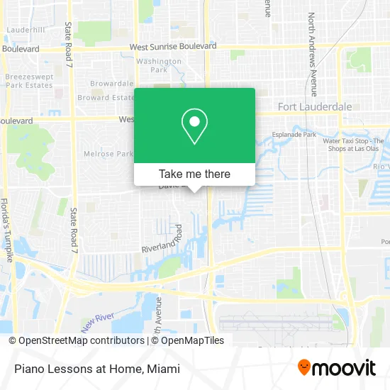 Piano Lessons at Home map