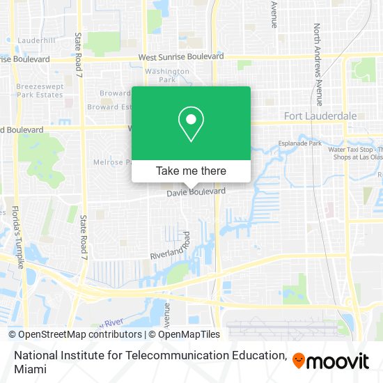 Mapa de National Institute for Telecommunication Education