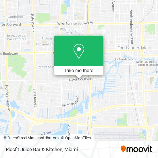 Mapa de Riccfit Juice Bar & Kitchen