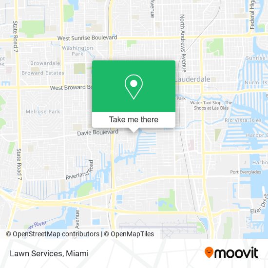 Lawn Services map