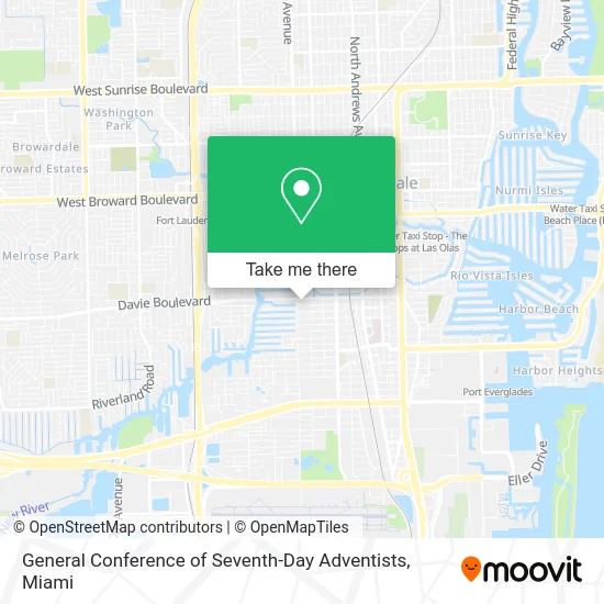 General Conference of Seventh-Day Adventists map