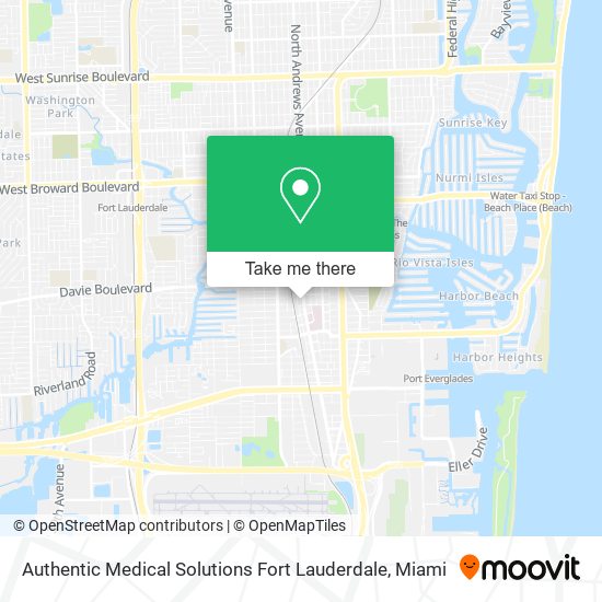 Mapa de Authentic Medical Solutions Fort Lauderdale