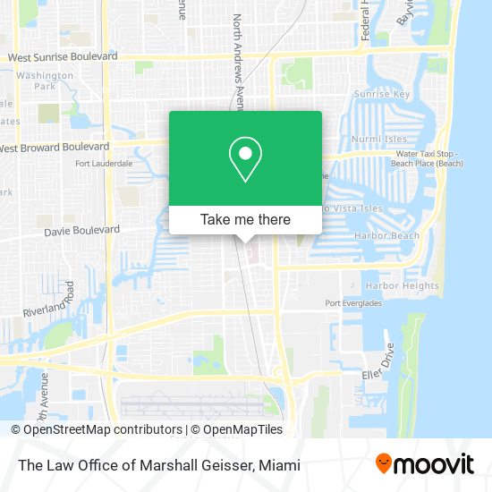 Mapa de The Law Office of Marshall Geisser