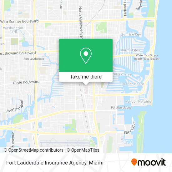 Fort Lauderdale Insurance Agency map