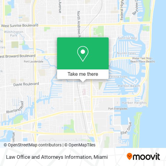 Law Office and Attorneys Information map