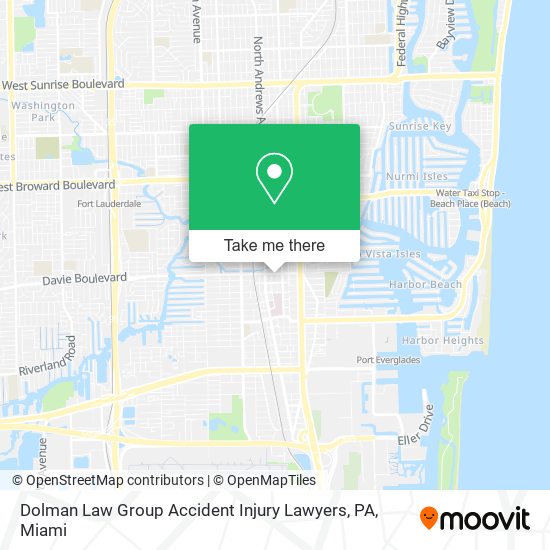 Mapa de Dolman Law Group Accident Injury Lawyers, PA