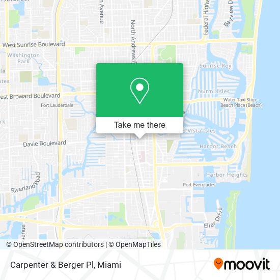 Carpenter & Berger Pl map