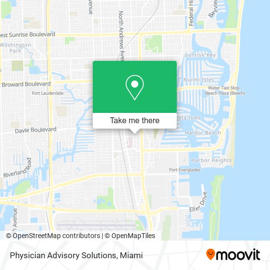 Physician Advisory Solutions map