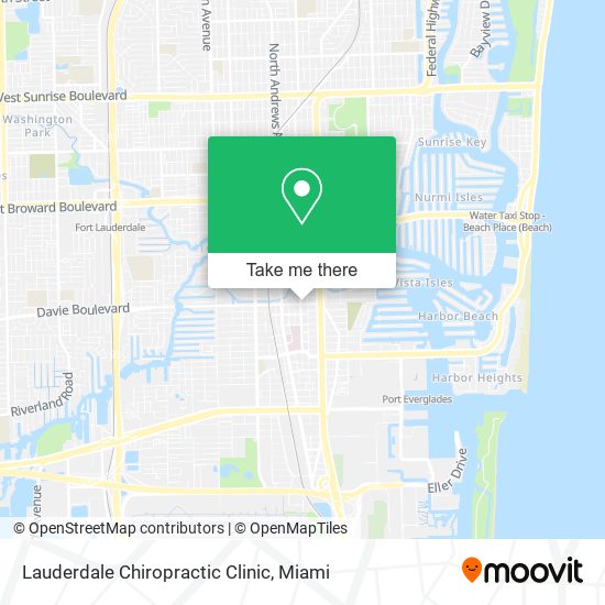 Mapa de Lauderdale Chiropractic Clinic