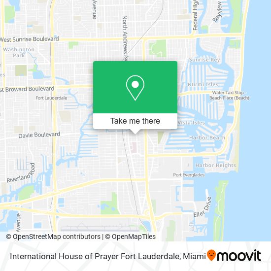 International House of Prayer Fort Lauderdale map