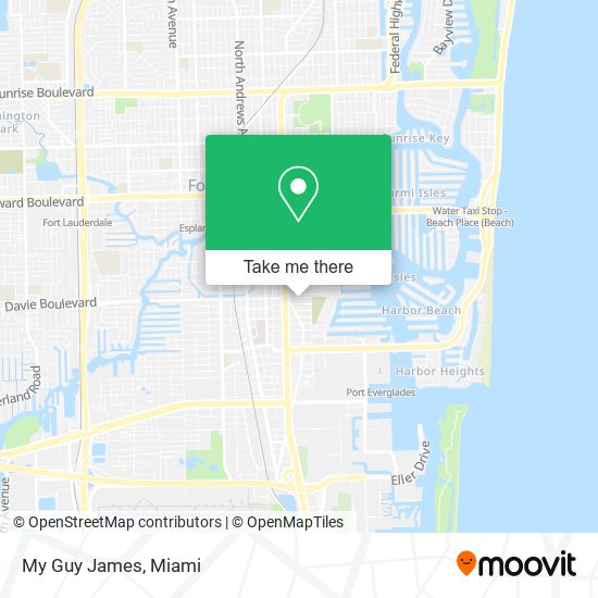 Mapa de My Guy James