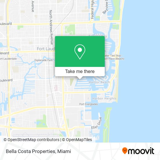 Bella Costa Properties map