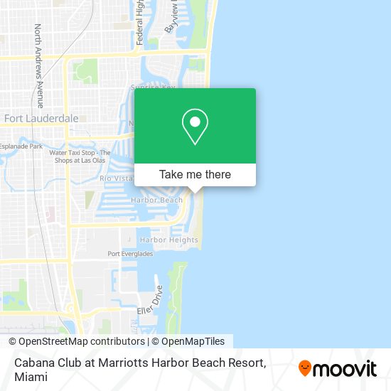 Cabana Club at Marriotts Harbor Beach Resort map