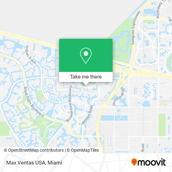 Mapa de Max Ventas USA