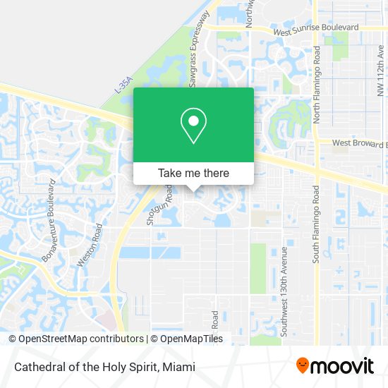 Cathedral of the Holy Spirit map