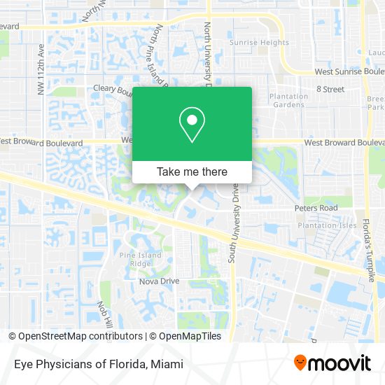 Eye Physicians of Florida map