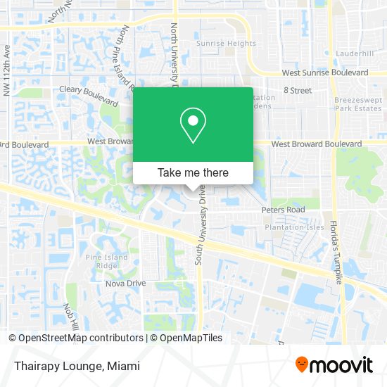 Thairapy Lounge map