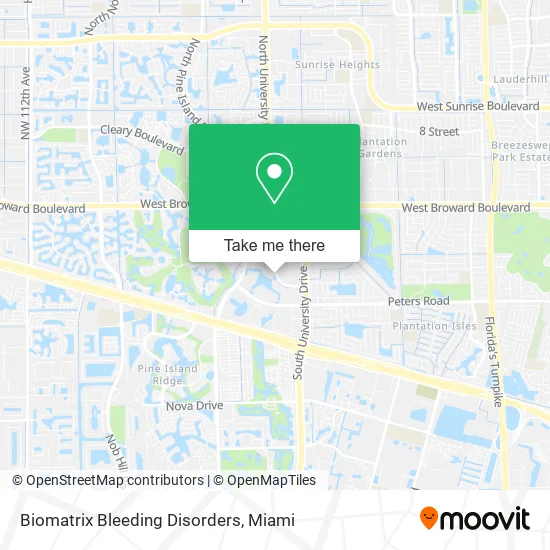 Biomatrix Bleeding Disorders map