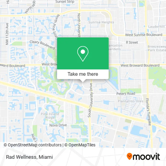 Rad Wellness map