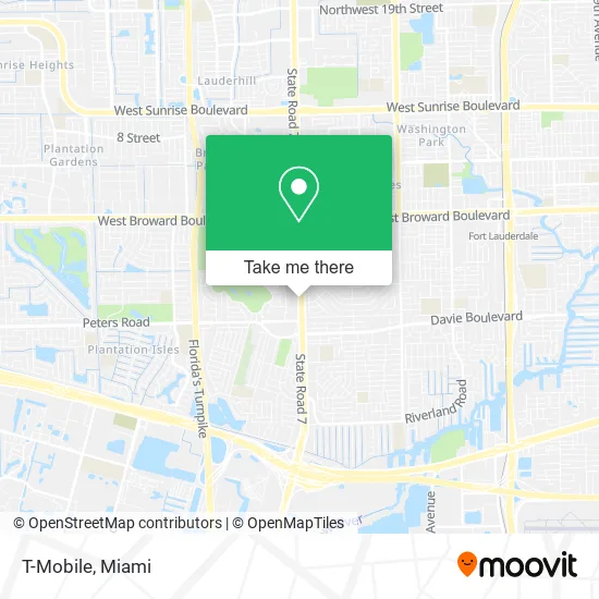 Mapa de T-Mobile