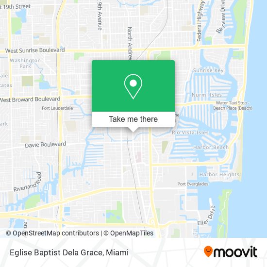 Eglise Baptist Dela Grace map