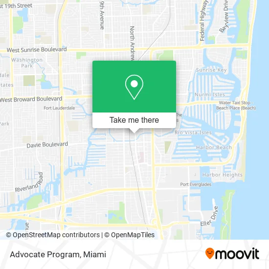 Advocate Program map