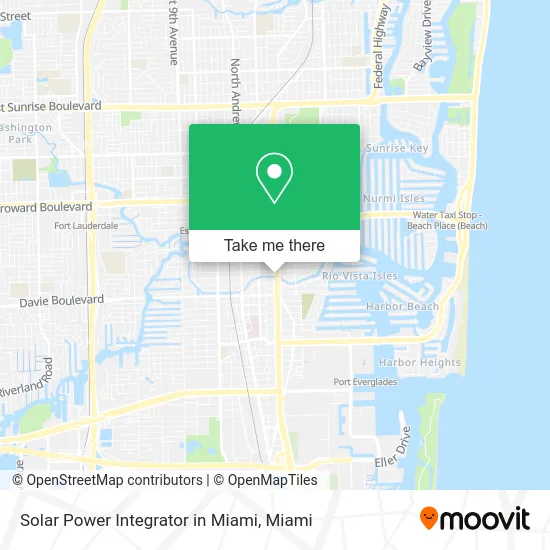 Solar Power Integrator in Miami map