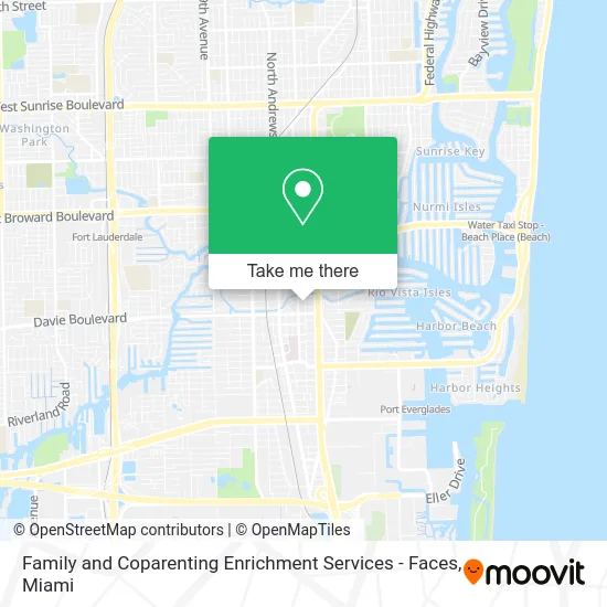 Family and Coparenting Enrichment Services - Faces map