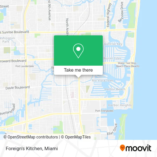 Foreign's Kitchen map