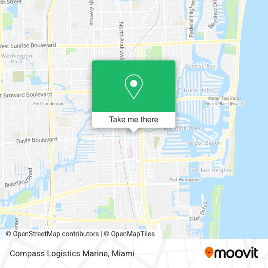 Compass Logistics Marine map
