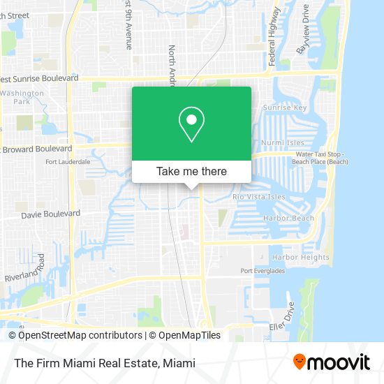 The Firm Miami Real Estate map