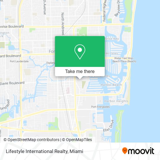 Lifestyle International Realty map