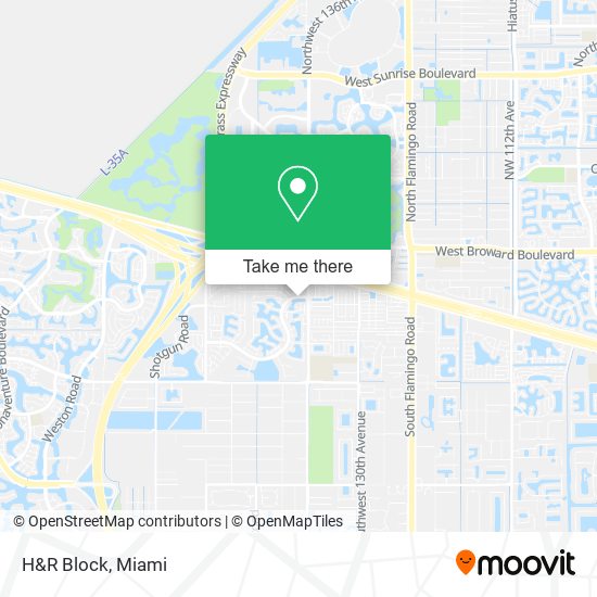 H&R Block map