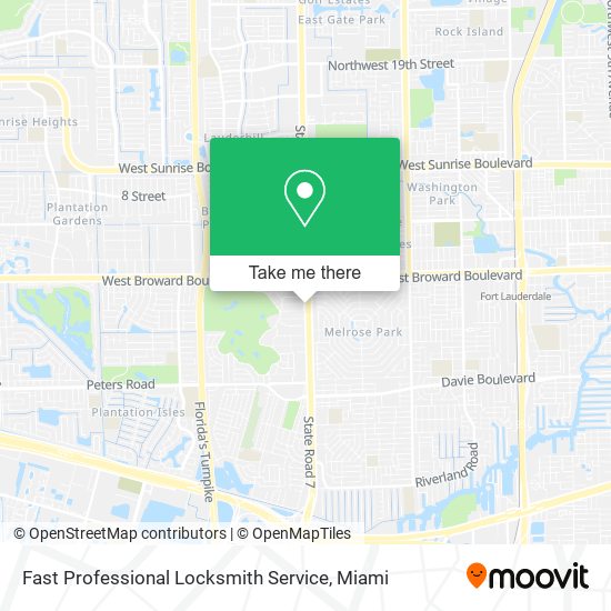 Mapa de Fast Professional Locksmith Service