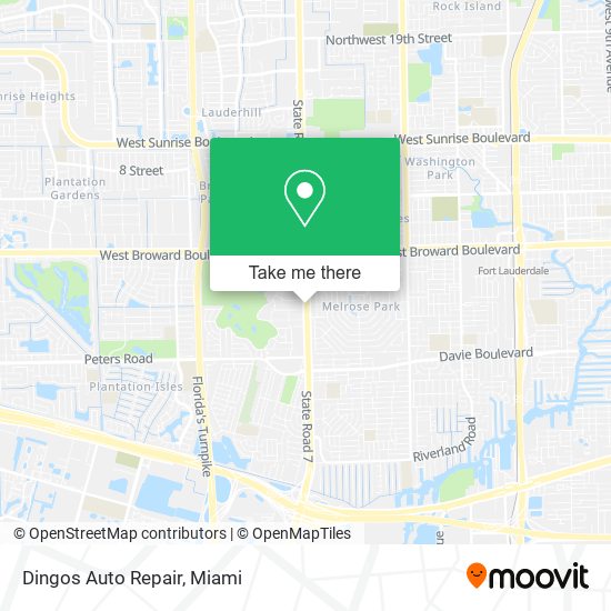 Mapa de Dingos Auto Repair