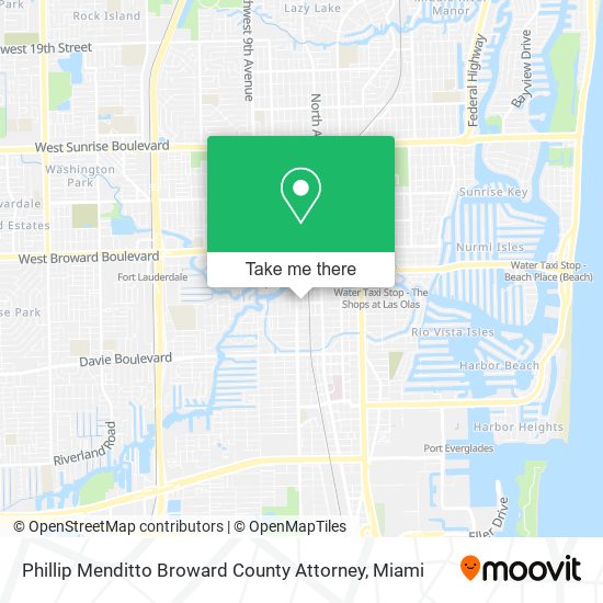 Phillip Menditto Broward County Attorney map