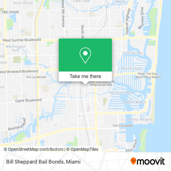 Mapa de Bill Sheppard Bail Bonds