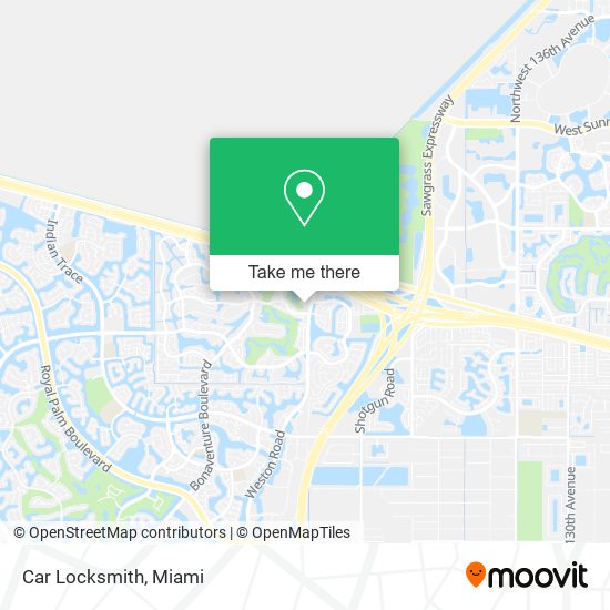 Mapa de Car Locksmith