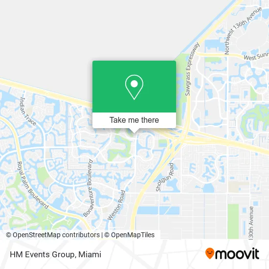 HM Events Group map
