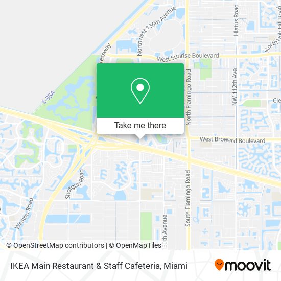 Mapa de IKEA Main Restaurant & Staff Cafeteria
