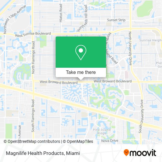 Magnilife Health Products map