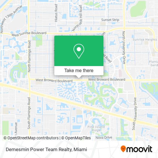 Mapa de Demesmin Power Team Realty