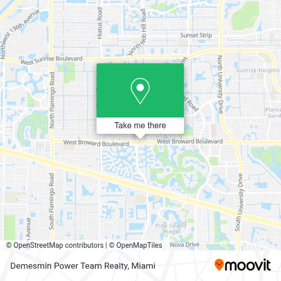 Demesmin Power Team Realty map