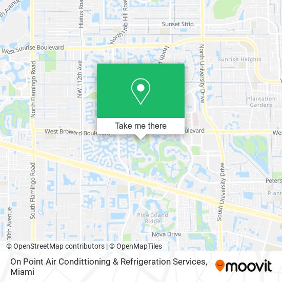 Mapa de On Point Air Condittioning & Refrigeration Services