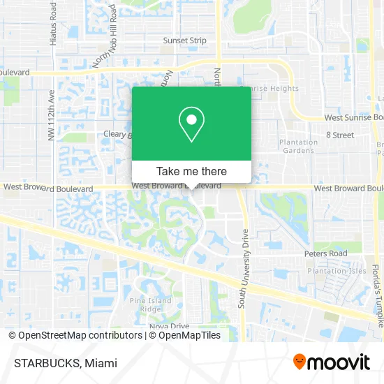 STARBUCKS map