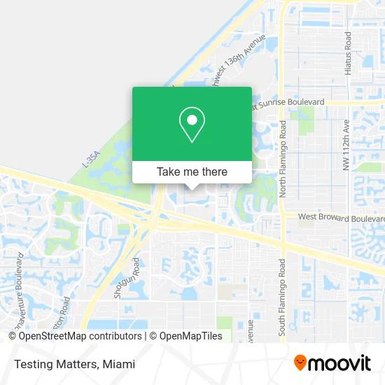 Testing Matters map