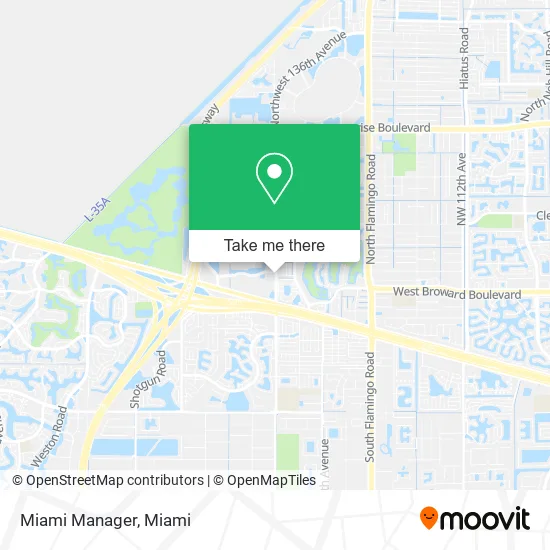 Miami Manager map