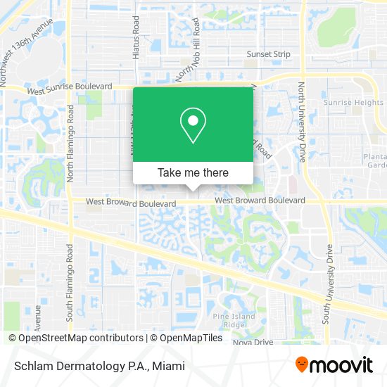 Mapa de Schlam Dermatology P.A.