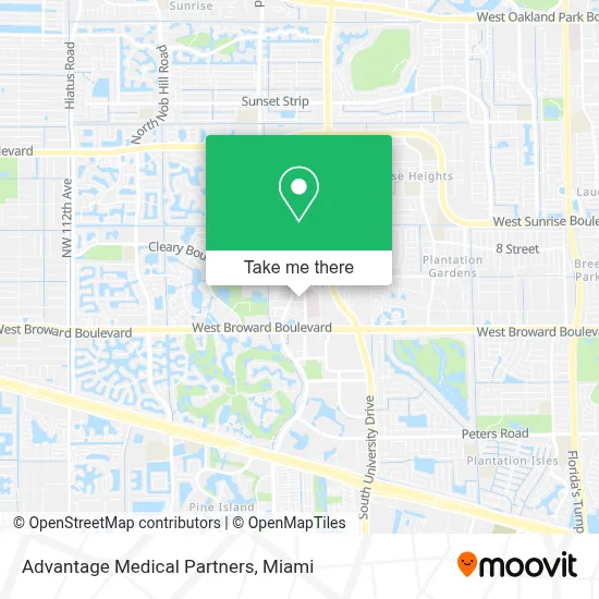 Advantage Medical Partners map