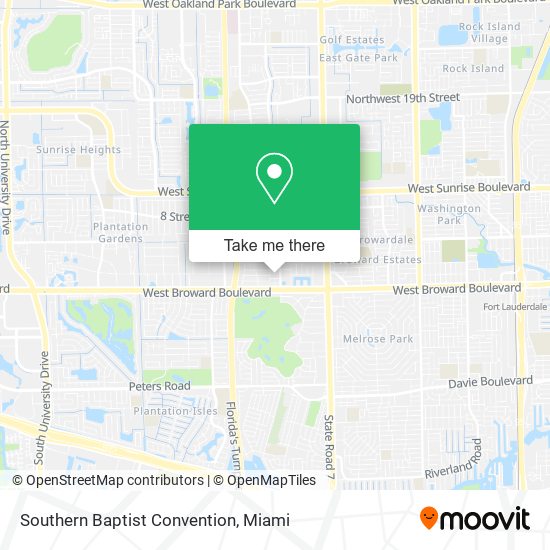 Southern Baptist Convention map